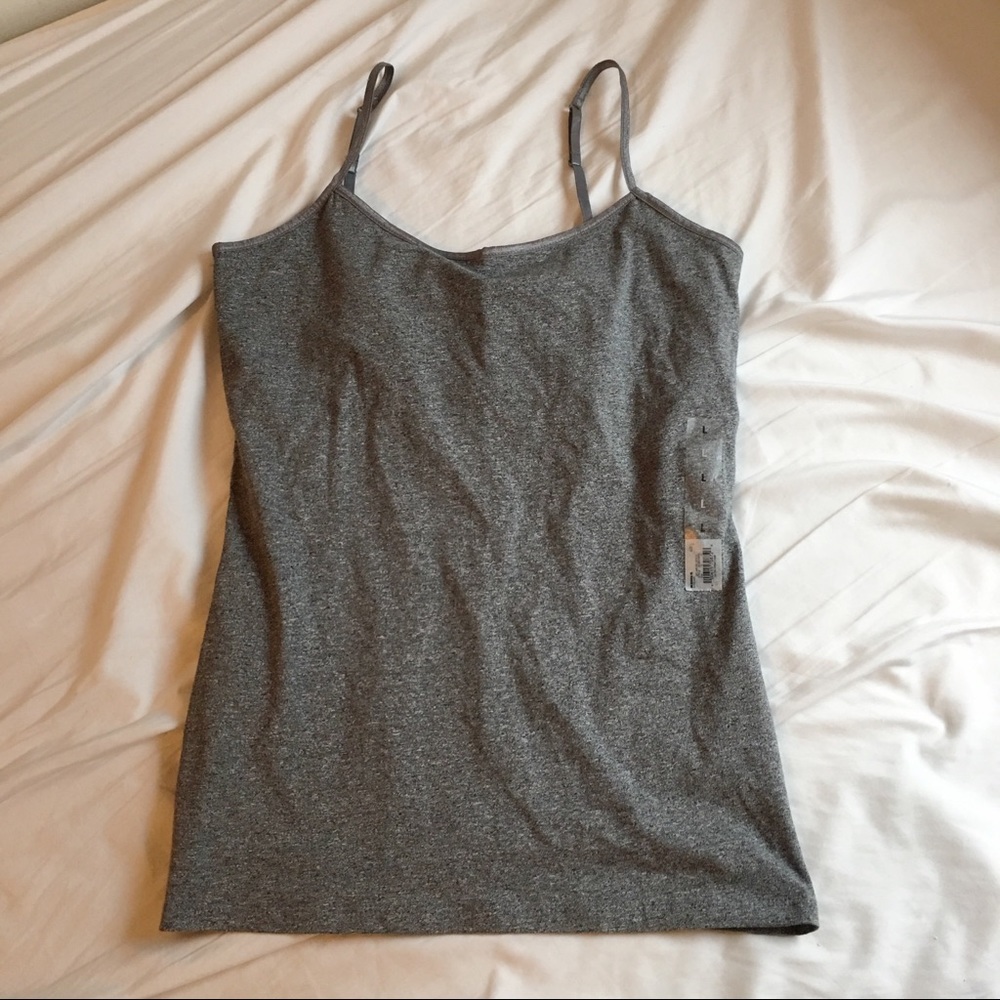 Grey Satin Trim Camisole ‼️*ADD TO BUNDLES!!*‼️